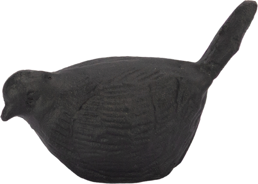 [25001A70] UCCELLO Vogel 7,5 cm Metall schwarz