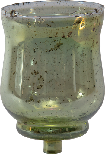 [25112A30] GRAND Teelicht-Aufsatzglas 12,5 cm Glas grün