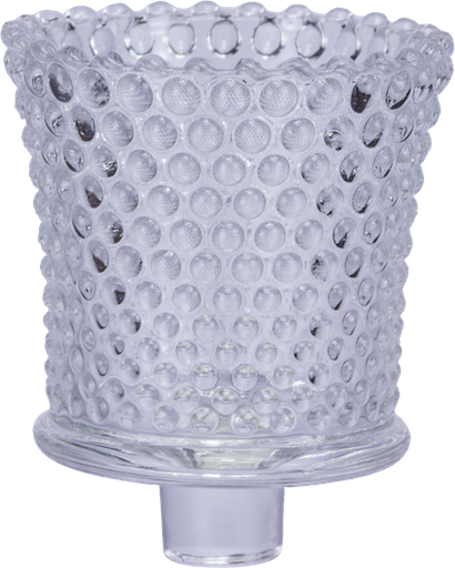 [30105A00] DOT Candle Insert 6,5 cm Glass clear