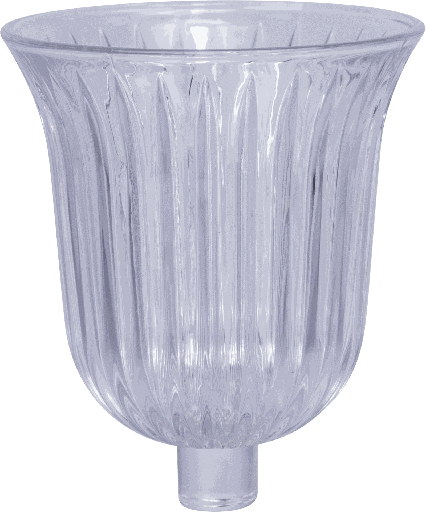 [50255A00] STELLA Teelicht-Aufsatzglas klar 10,5 cm Glas klar
