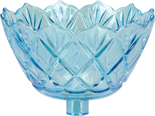 [50275A20] FIORI Candle Insert 8 cm Glass turquoise
