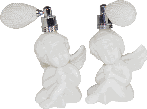 [60860A00] ANGELO Perfume Atomiser Porcelain white