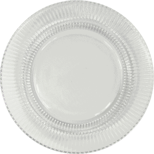 [70058A00] LUNA Glass Saucer Ø 25 cm
