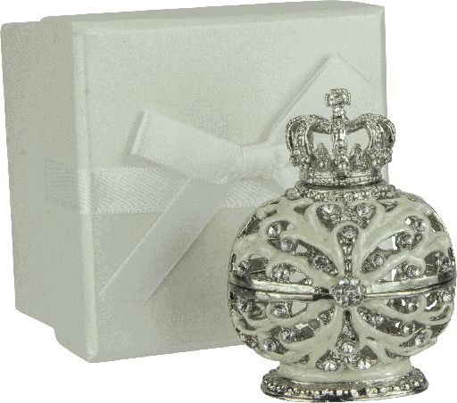 [90557A99] ROYAL Jewellery Box Metal silver