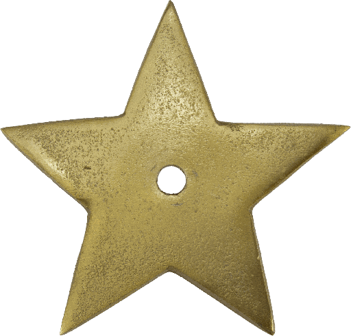 [26052A90] STAR Sterntaler für Kerzenständer 12 cm Metall messing