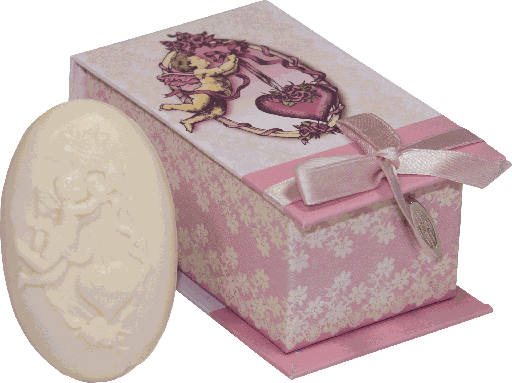 [00512A15] VALENTINE Soap with Musicbox plays „Lara's Theme“ (Dr.Schiwago)