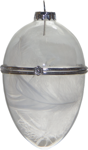 [10802A00] OSIRIS Ei zum Öffnen10 cm Glas klar