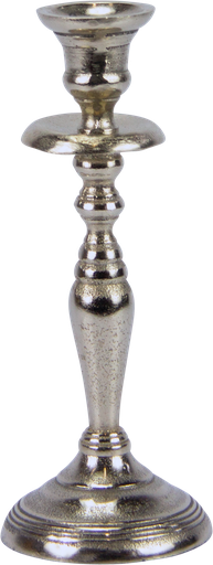 [17294A99] TWIST Candleholder Height 22,5 cm Metal antique-silver