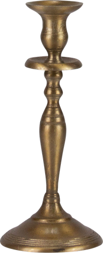[17295A90] TWIST Candleholder Height 27 cm Metal brass