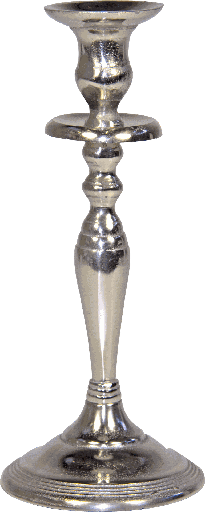 [17295A99] TWIST Candleholder Height 27 cm Metal antique-silver