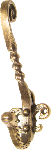 [18064A90] BOURBONE Wandhaken 15 cm Metall messing