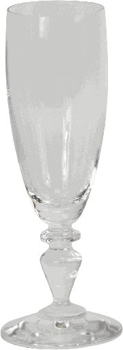 [18144A00] CUBIC Champagner Flute 200 ml Glass clear