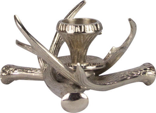[19070A99] VENISON Candleholder 1-er Ø 20 cm Metal antique-silver