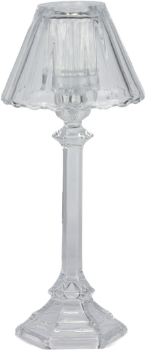 [19719A00] LUCE Teelicht - Lampe 3-tlg Höhe 32 cm Glas klar