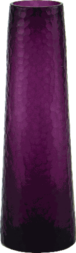 [19725A80] Vase 25 cm Glass fuchsia