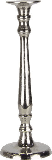 [20395A99] IMPERIAL Candleholder Height 50 cm Metal antique-silver