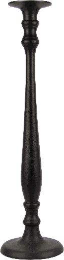 [20396A70] IMPERIAL Candleholder Height 64 cm Metal black