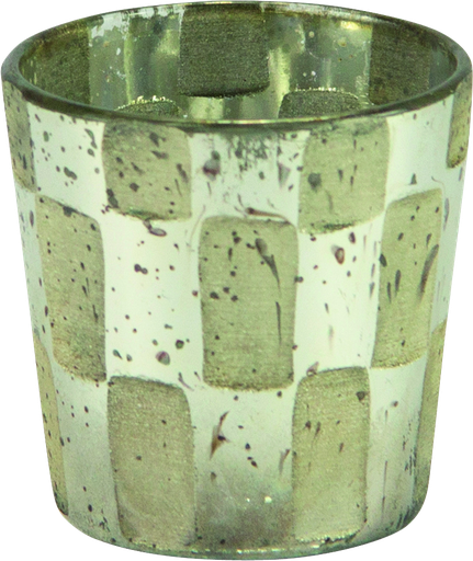 [21106A99] Hurrican 6,5 x Ø 6 cm Glass silver