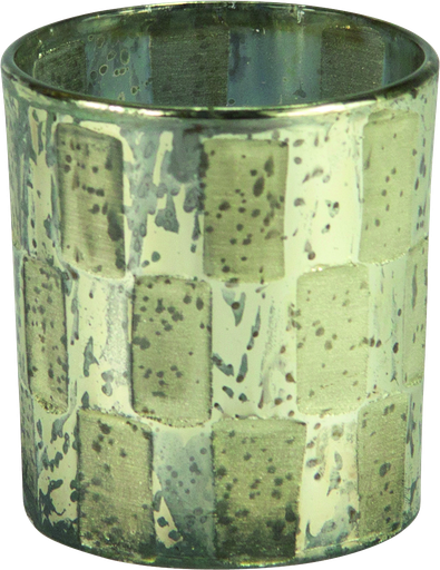 [21107A99] Hurrican 8 x Ø 7 cm Glass silver