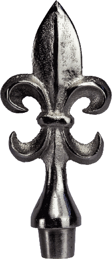[22015A99] BOURBONE Stecker 16,5 cm Metall antik-silber