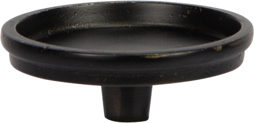 [22019A70] Top-Plate for Candleholder Ø 9 cm for Pillar Candles Metal black