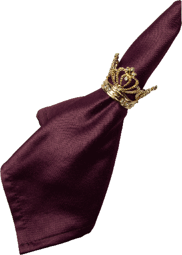 [22202A90] ROYAL Serviettenring Metall gold