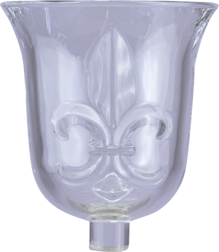 [22222A00] BOURBONE Teelicht-Aufsatzglas 10,5 cm Glas klar