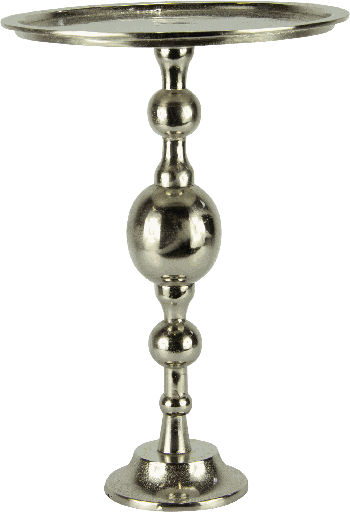 [23002A99] BALLOON Cakestand 47 cm Metal antique-silver