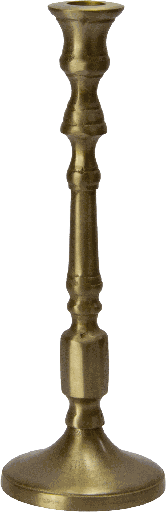 [23203A90] CLASSIC Kerzenständer Höhe 29 cm Metall messing