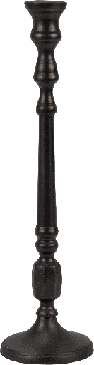 [23204A70] CLASSIC Candleholder Height 37,5 cm Metal black