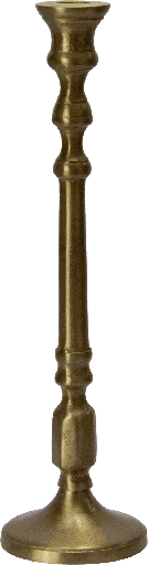 [23204A90] CLASSIC Kerzenständer Höhe 37,5 cm Metall messing