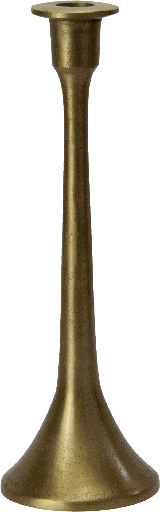 [23205A90] TORRE Kerzenständer Höhe 29 cm Metall messing