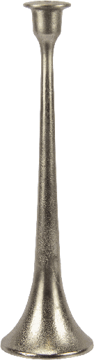 [23206A99] TORRE Candleholder Height 35 cm Metal antique-silver