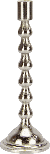 [23207A99] DROP Kerzenständer Höhe 28,5 cm Metall antik-silber