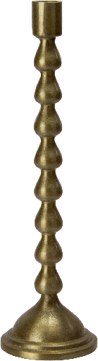 [23208A90] DROP Kerzenständer Höhe 35 cm Metall messing