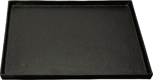 [23304A70] BASIC Kerzentablett 40 x 40 cm Metall schwarz